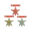 ΚΟΡΥΦΗ ΑΣΤΡΑ ΜΕ ΣΧΕΔΙΑ GLITTER 19εκ (93-2314)