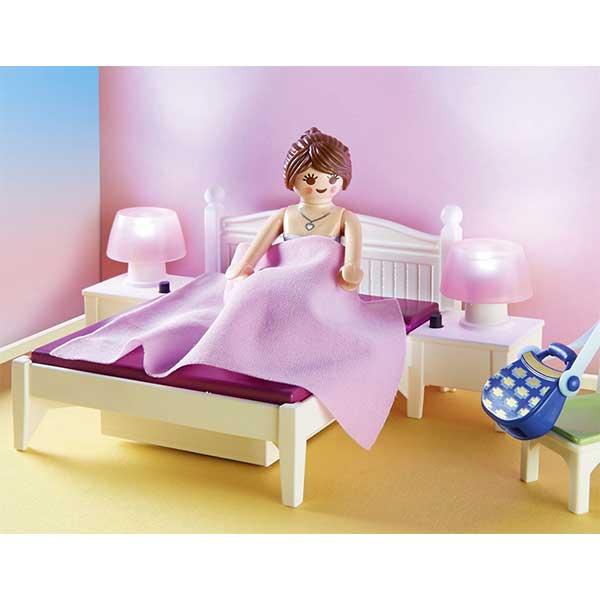 PLAYMOBIL DOLLHOUSE ΥΠΝΟΔΩΜΑΤΙΟ ΜΕ ΑΤΕΛΙΕ ΡΑΠΤΙΚΗΣ (70208) - Image 3