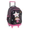 MUST ΣΑΚΙΔΙΟ TROLLEY ΔΗΜΟΤΙΚΟΥ ME 3 ΘΗΚΕΣ - STAR LOVE GLOW IN THE DARK (0584563)